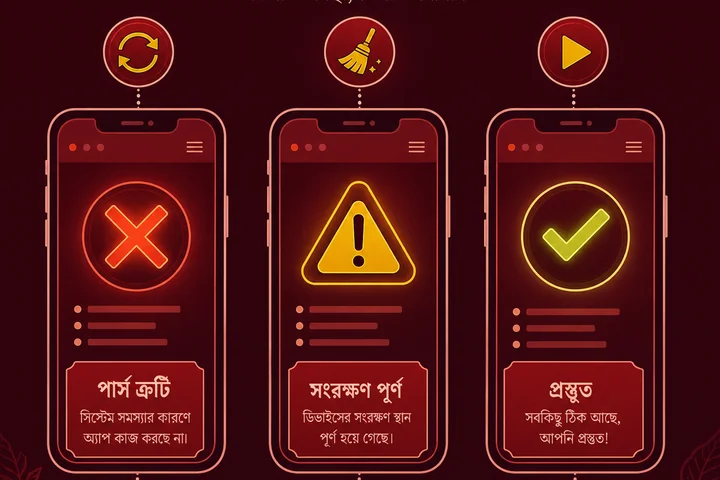 Jaya9 app সাধারণ ত্রুটি ও সমাধান